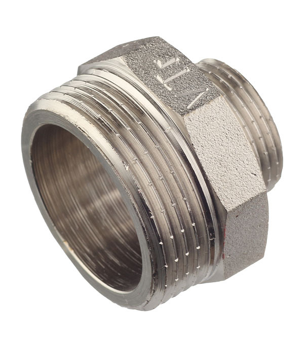 Ниппель переходной Valtec 1 1/4 НР(ш) х 3/4 НР(ш) латунный (VTr.580.N.0705)