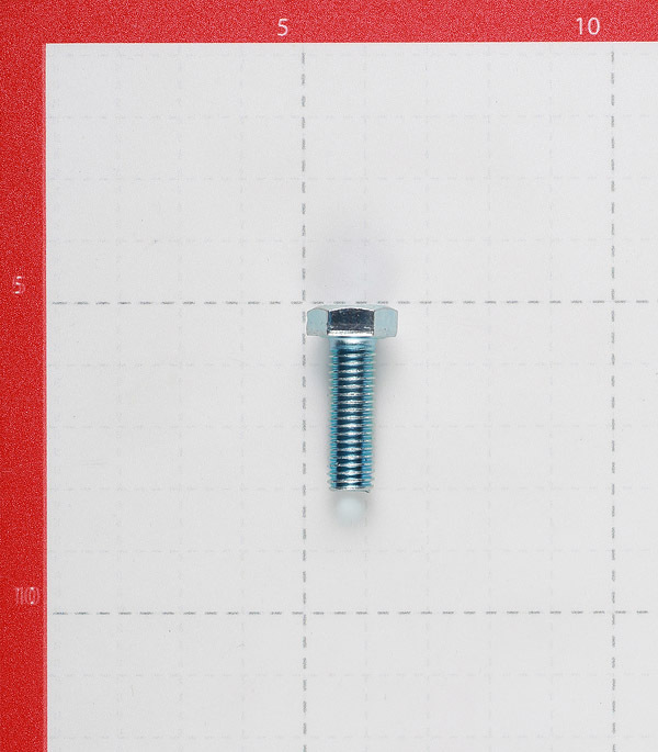 Zinc-plated bolt M8x25 mm DIN 933 (40 pcs.)