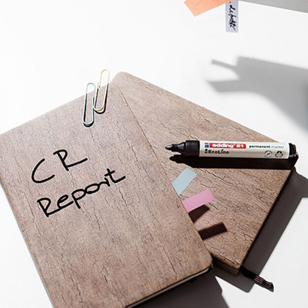 Permanent marker Edding EcoLine 21 red tip 1.5-3 mm