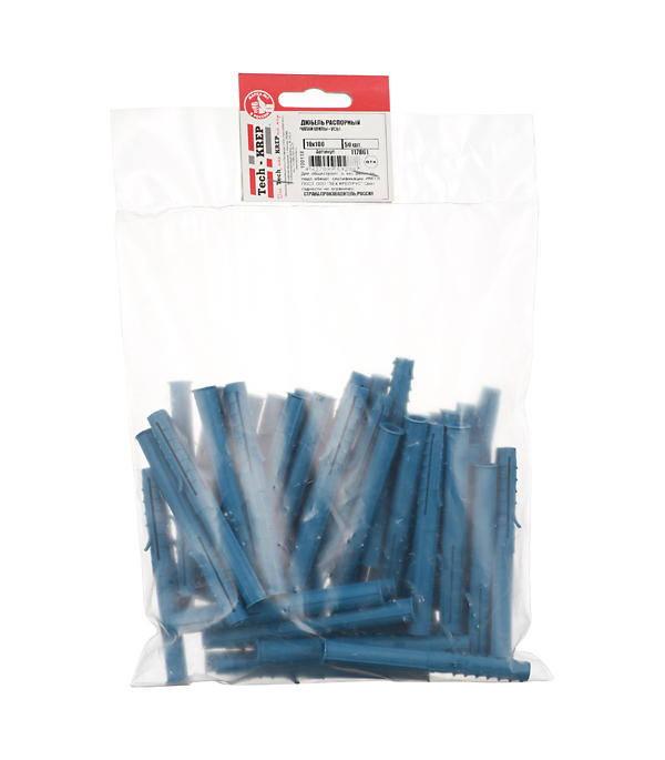 膨胀锚栓 10x100毫米 聚丙烯 (50件)