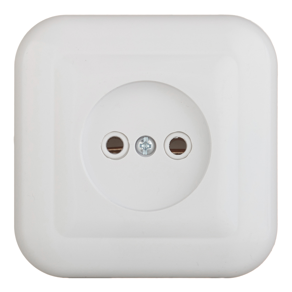 Svet Style recessed socket, white (0214-00101)