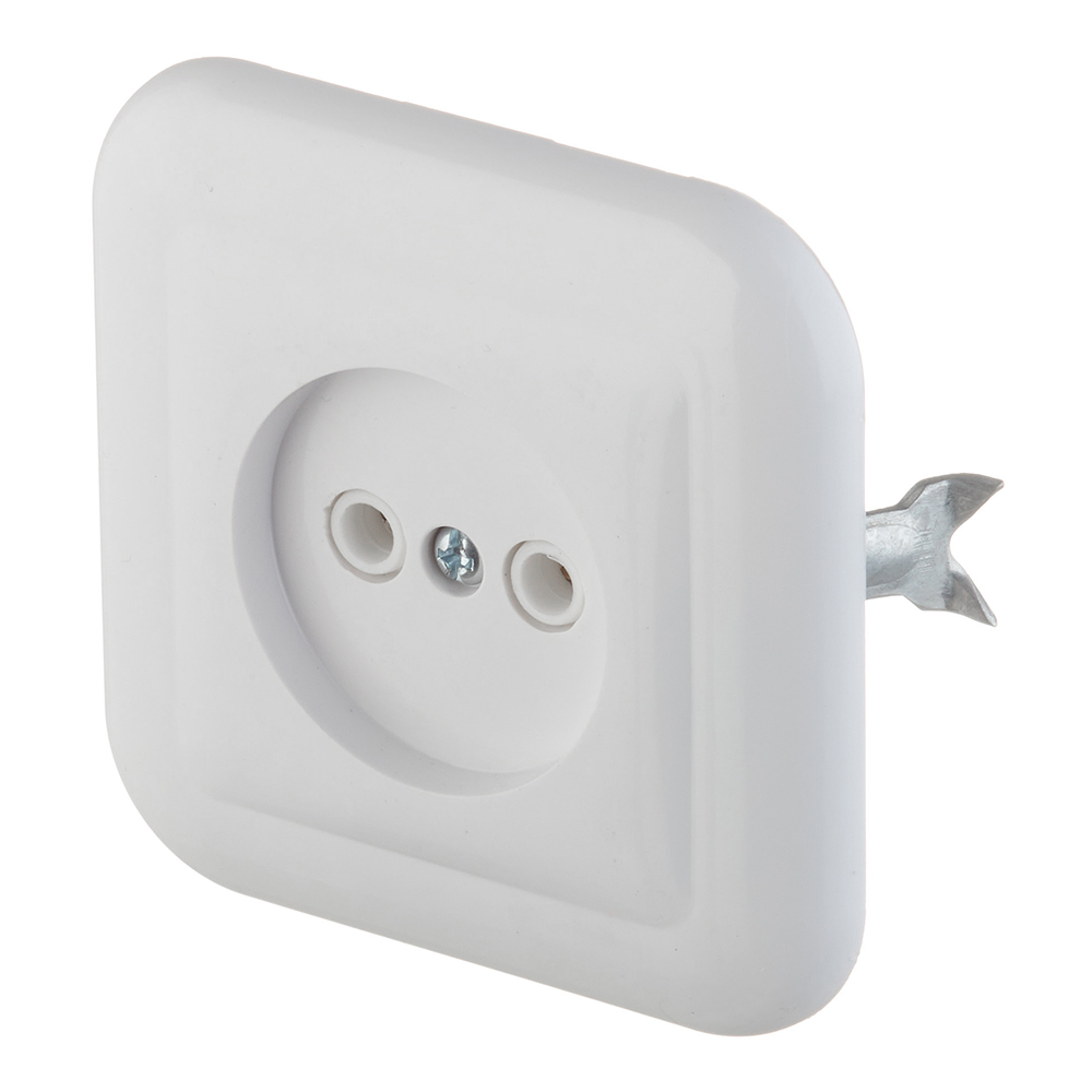 Svet Style recessed socket, white (0214-00101)