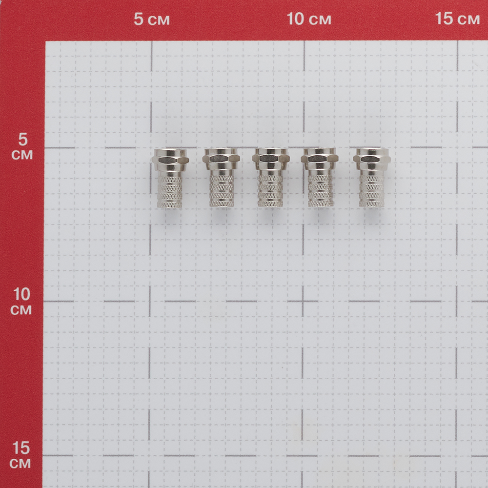 Разъем телевизионный Proconnect F-разъем RG-6 (5 шт.) (05-4003-4-9)