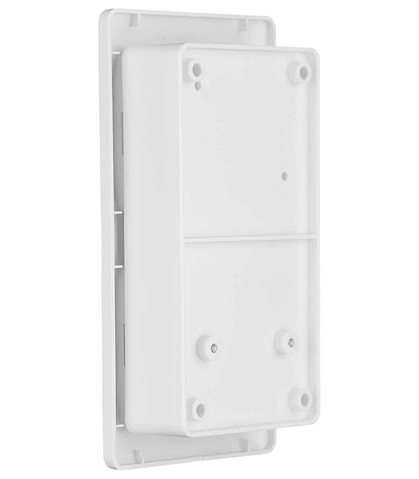 Блок выключатель и розетка Systeme Electric Glossa трехклавишный встраиваемый белый со шторками (GSL000178)