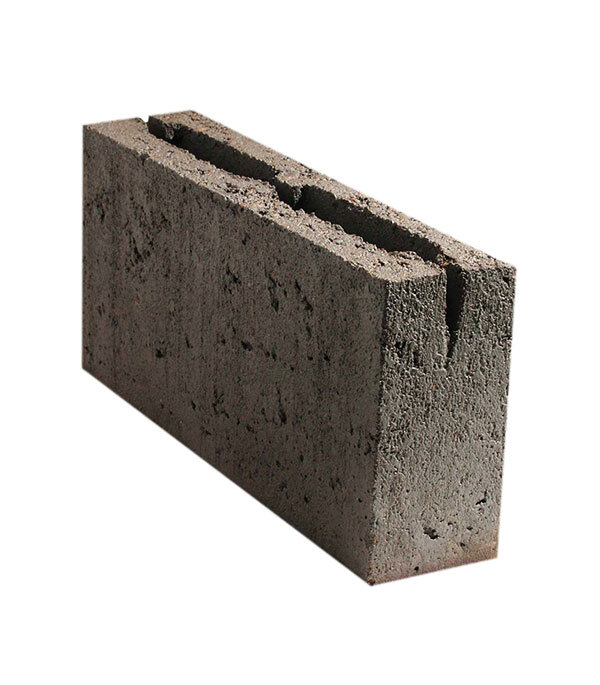Lightweight expanded clay concrete block partition hollow PKTs 90x188x390 mm