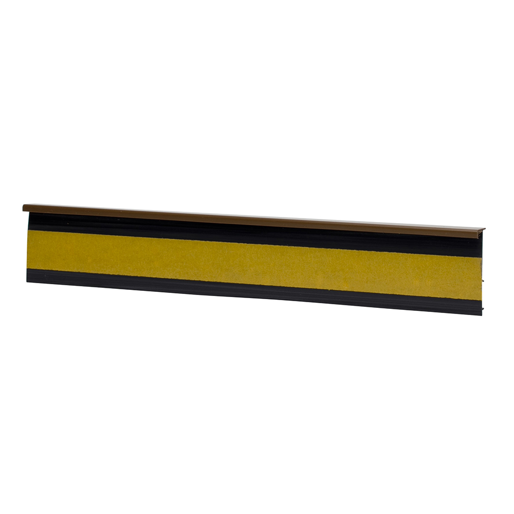 PVC skirting board Salag 50 mm light brown 2500 mm for carpet