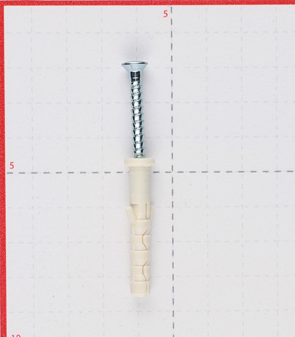 Nail-in anchor Sormat 6x40 mm cylindrical sleeve nylon (200 pcs.)