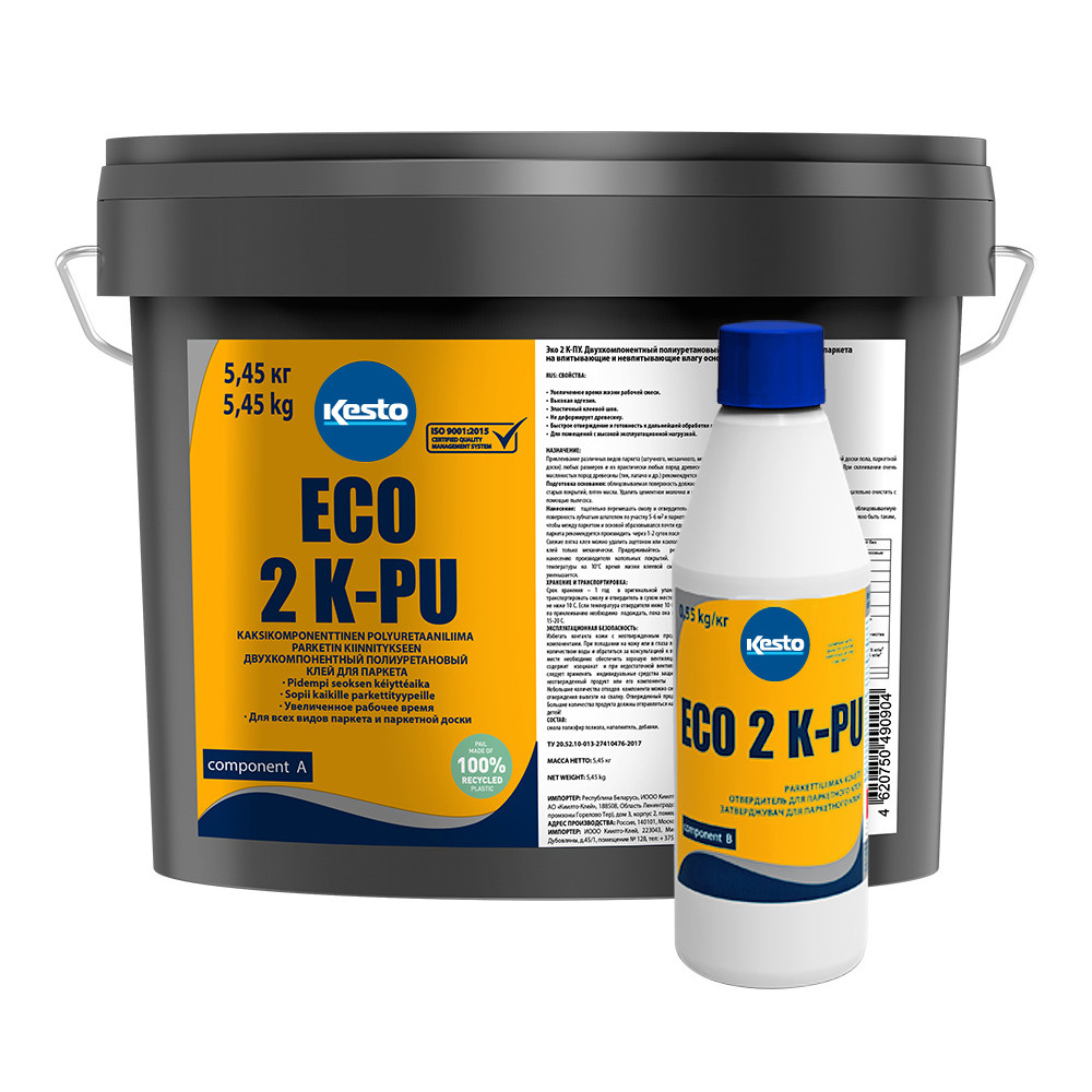 Kesto Eco 2 K-PU 双组分聚氨酯地板胶 5.45公斤 + 0.55公斤