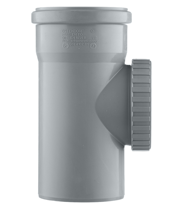 Ostendorf HTRЕ 110毫米塑料内排污检查三通 (115600)
