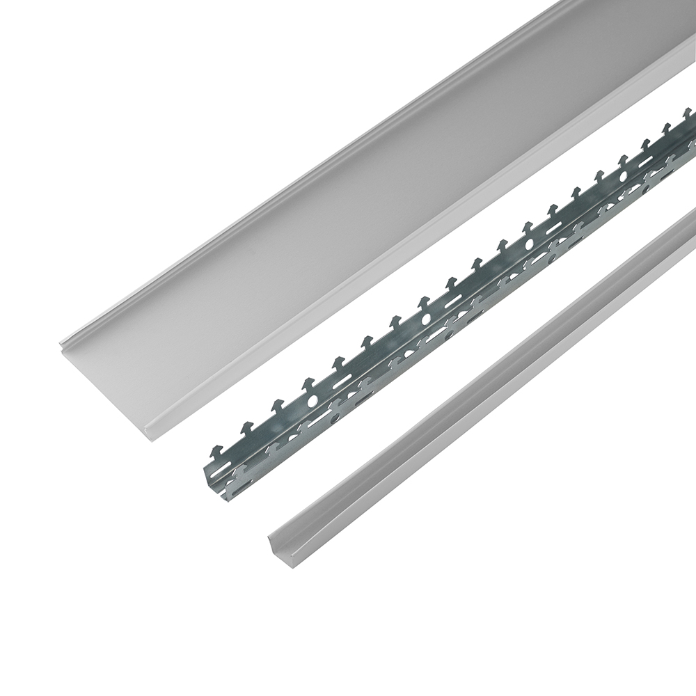 Реечный потолок Албес 1,7х1,7 м 100AS белый матовый комплект