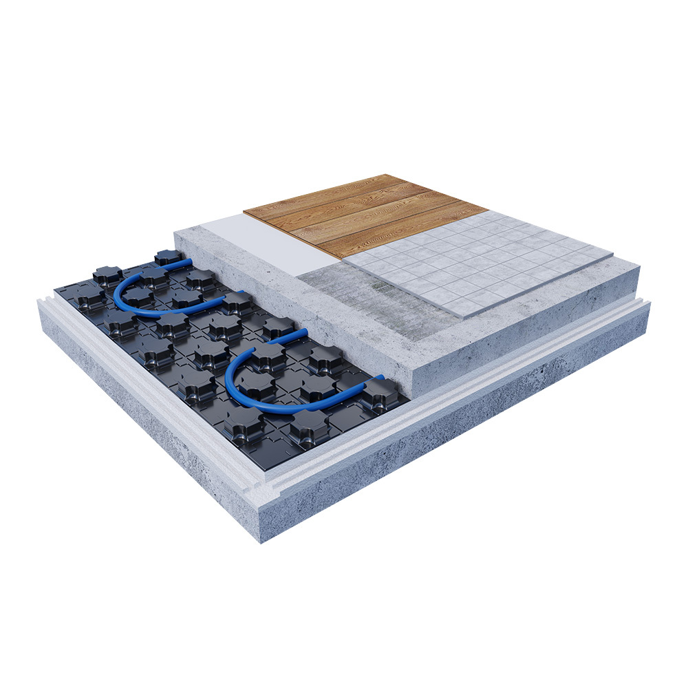 Expanded polystyrene Knauf Therm Pro for underfloor heating system 44 mm 0.6x1.2 m