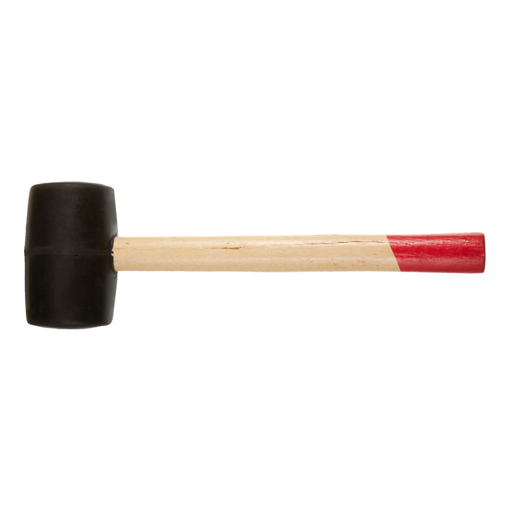 Hesler rubber mallet 400 g wooden handle