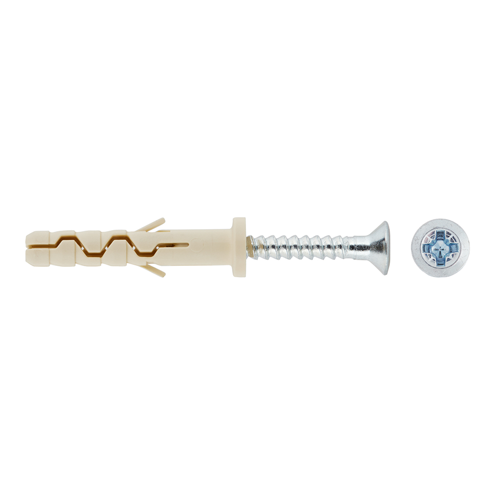Hard-Fix dowel pin with cylindrical collar, 5x30 mm, nylon (30 pcs.)