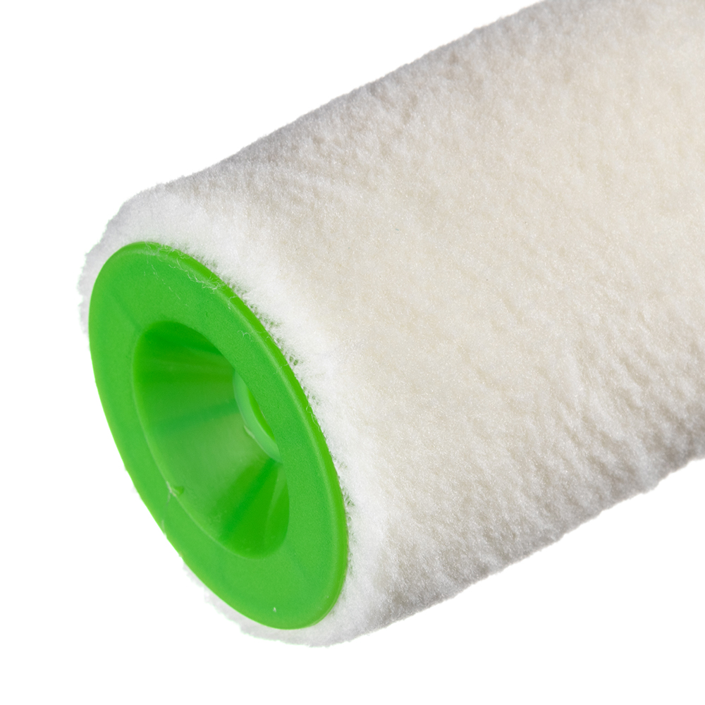 Velour roller, 180 mm, 8 mm rod, 50 mm diameter, 4 mm pile, for alkyd base, with Wenzo Siena handle