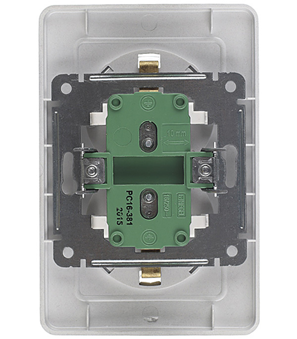 Розетка Hegel Master встраиваемая серебро (РС16-381-06)