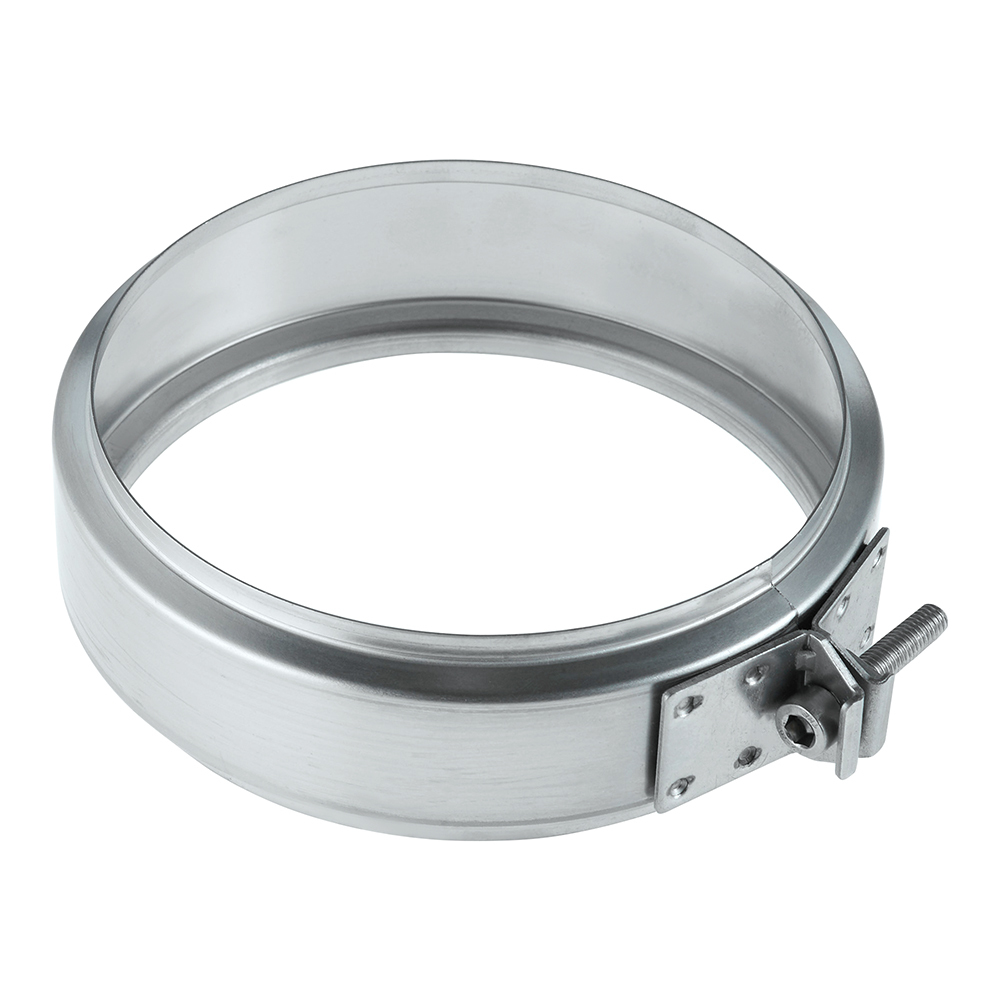 Dymok connecting clamp for chimneys d115 mm AISI 439