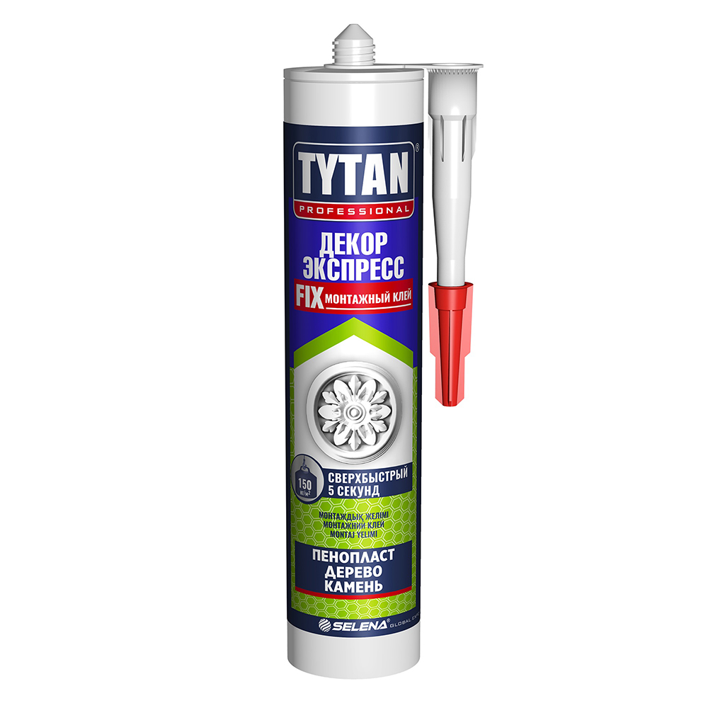 Tytan Decor Express white acrylic mounting adhesive 310 ml