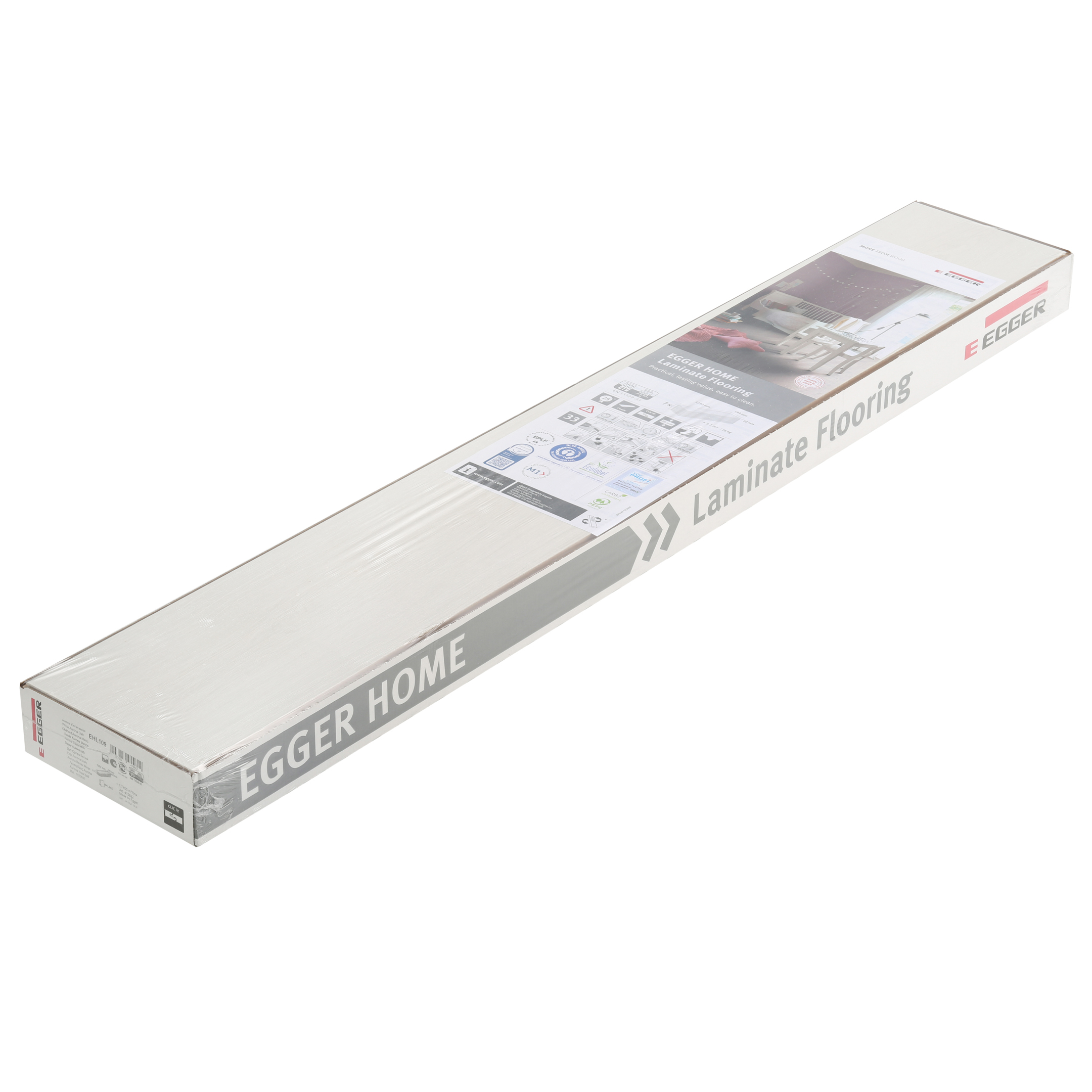 Laminate flooring class 33 Egger Home Aurora White Oak 1.74 sq.m 10 mm with bevel