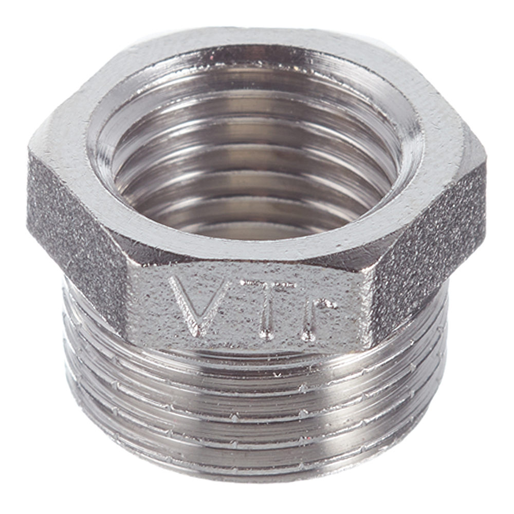 Reducer bushing Valtec 3/8 male thread x 1/4 female thread brass (VTr.581.N.0302)