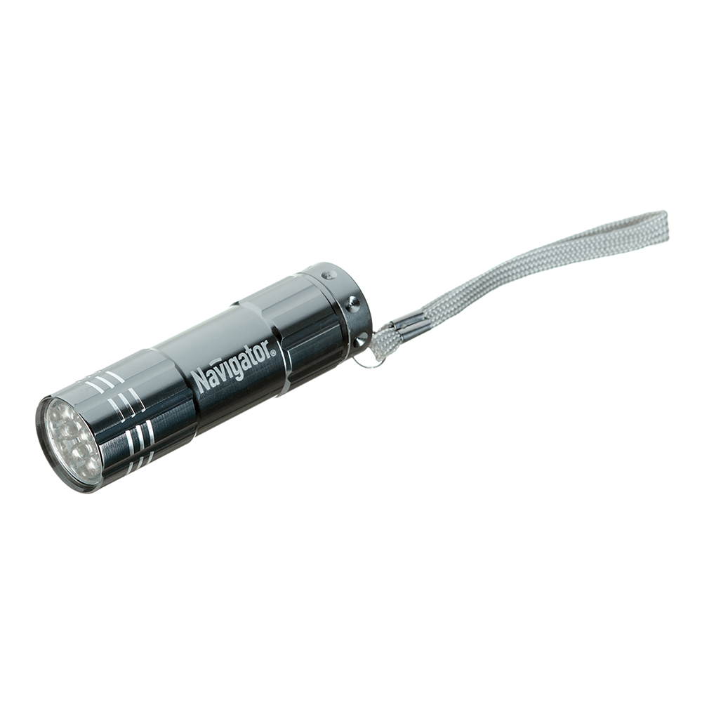Фонарь ручной Navigator (949287) светодиодный 9 LED 1 Вт на батарейках AAA, алюминий