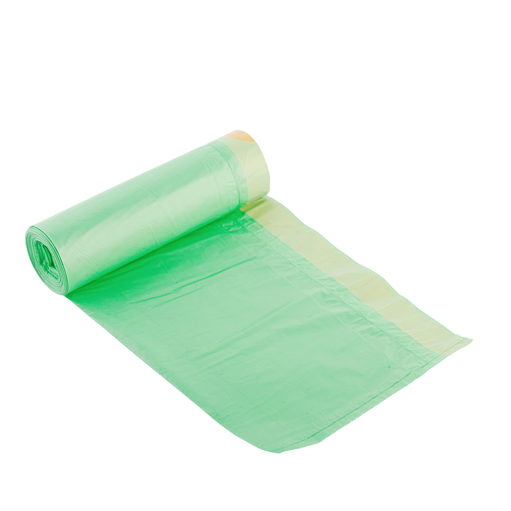 Garbage bag 60 L 600x640 mm polyethylene with drawstring (10 pcs.)