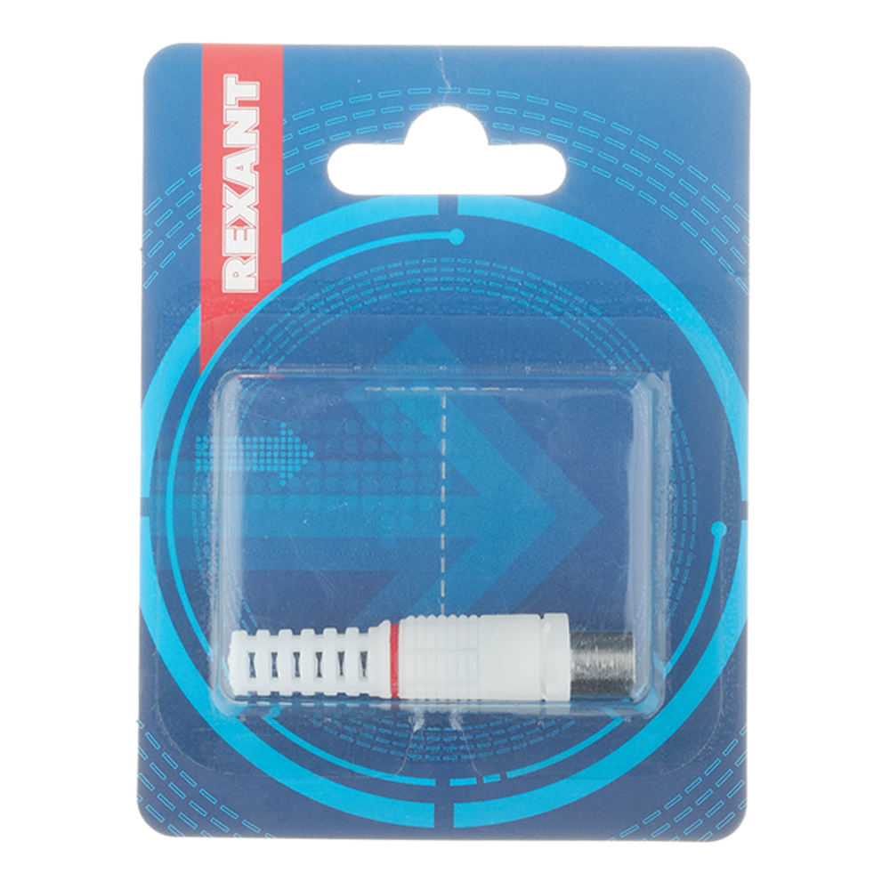 Разъем телевизионный Proconnect гнездо ТВ без пайки белый