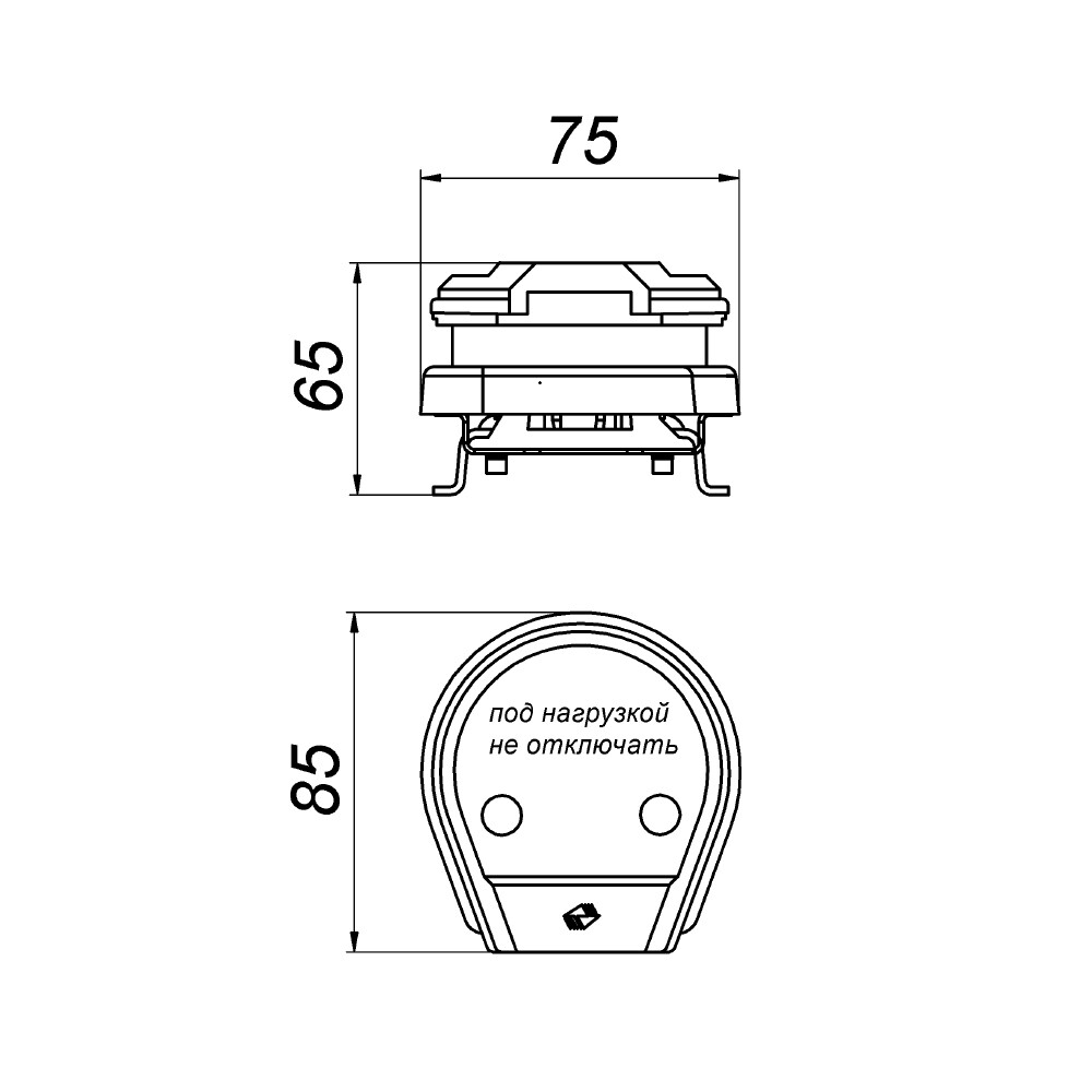Svet SE RVSh 32-003 electric stove connection kit, concealed installation, with grounding, 4P, 32 A, 250 V, IP20 (0304-00010)