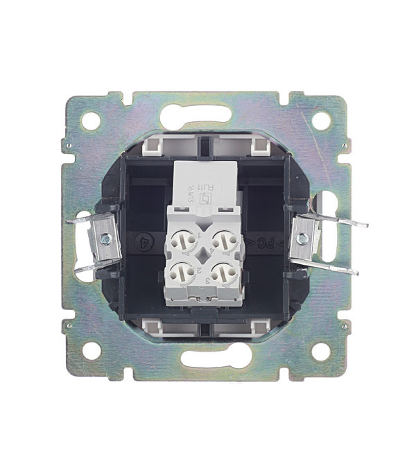 Розетка телефонная Legrand Valena встраиваемая алюминий RJ11 (694347)