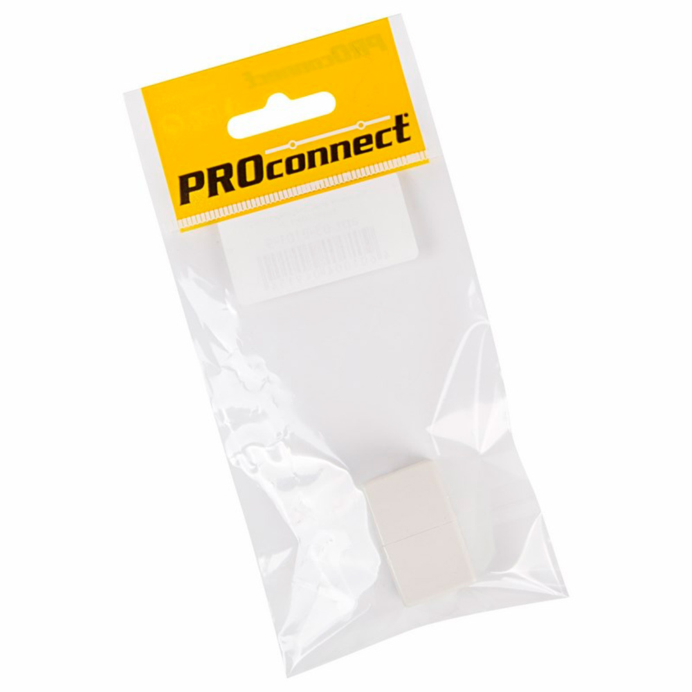 Переходник компьютерный Proconnect RJ45 8P8C CAT5e белый (03-0101-9)
