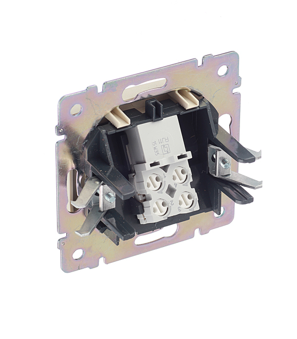 Розетка телефонная Legrand Valena встраиваемая слоновая кость RJ11 (695622)