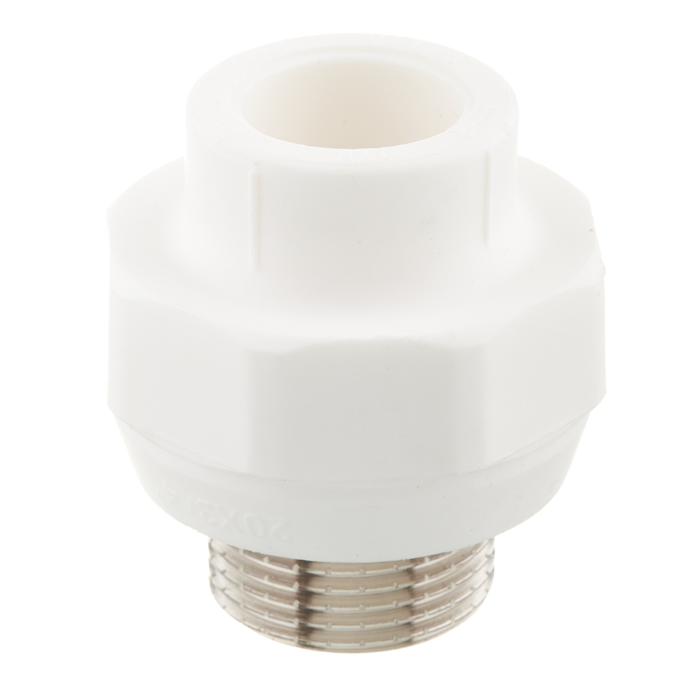 Муфта полипропиленовая Valtec 20 мм х 3/4 НР(ш) (VTp.701.0.02005)