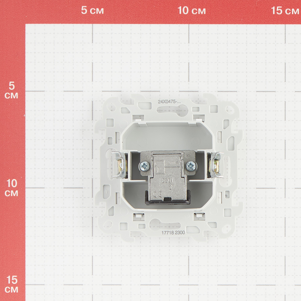 Розетка телевизионнная Simon 24 Harmonie встраиваемая белая (2450477-030)