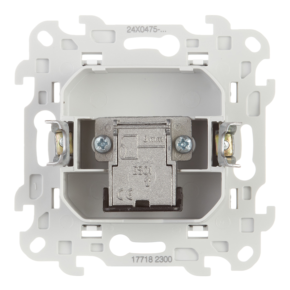 Розетка телевизионнная Simon 24 Harmonie встраиваемая белая (2450477-030)