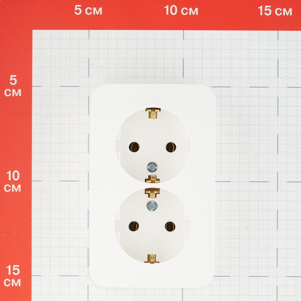 Розетка Systeme Electric Blanca накладная молочная (BLNRA010212)