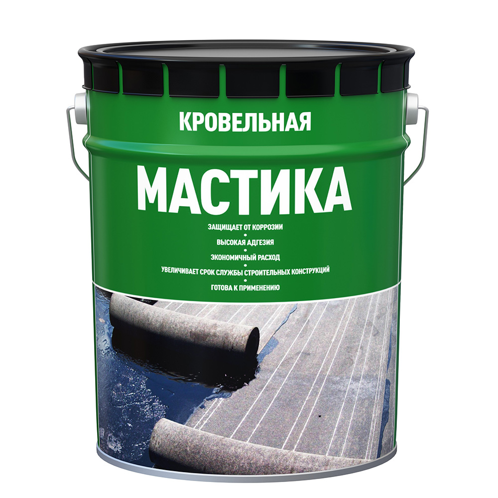Мастика битумная кровельная 19 кг/21,5 л