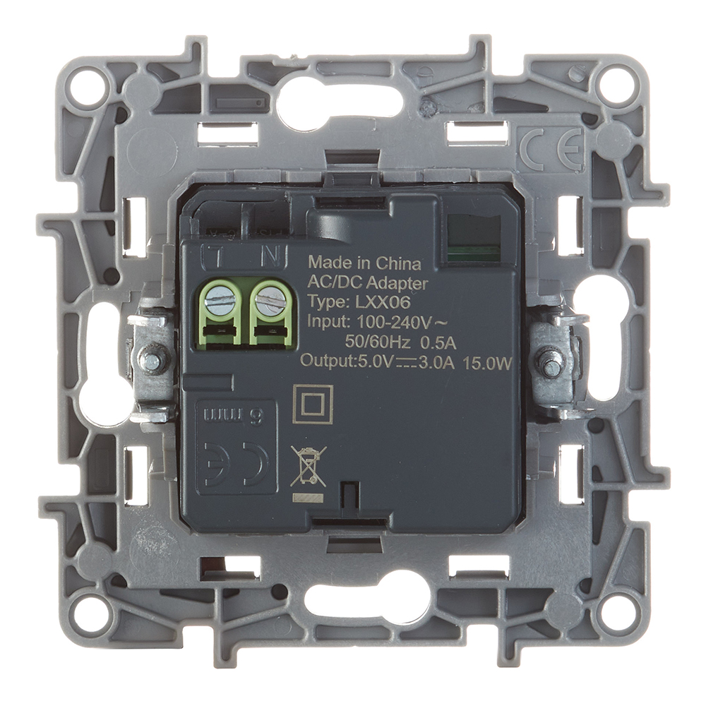 Розетка USB Legrand Etika встраиваемая белая 2хUSB Type-C (672235)