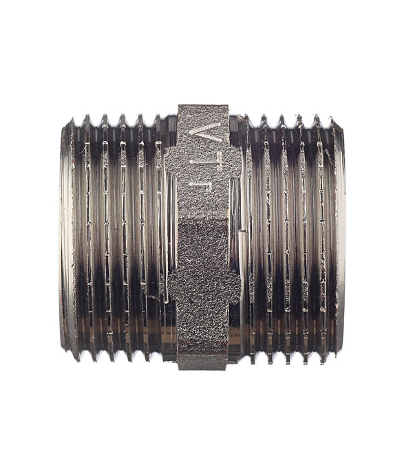 Ниппель Valtec 3/4 НР(ш) х 3/4 НР(ш) латунный (VTr.582.N.0005)