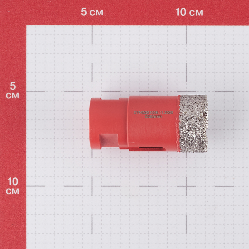 Коронка алмазная КМ (666165) по керамограниту d30 мм для УШМ