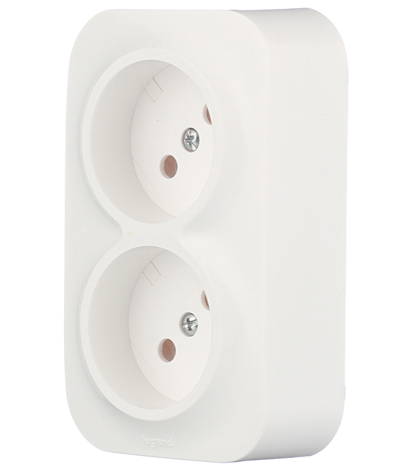 Розетка Legrand Quteo накладная белая (782231)