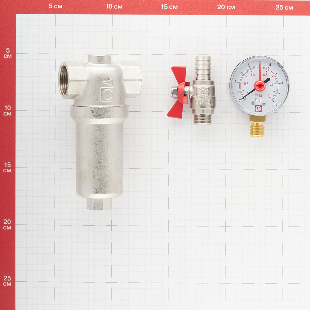 Фильтр промывной Valtec 3/4 ВР(г) х 3/4 ВР(г) (VT.389.N.05)
