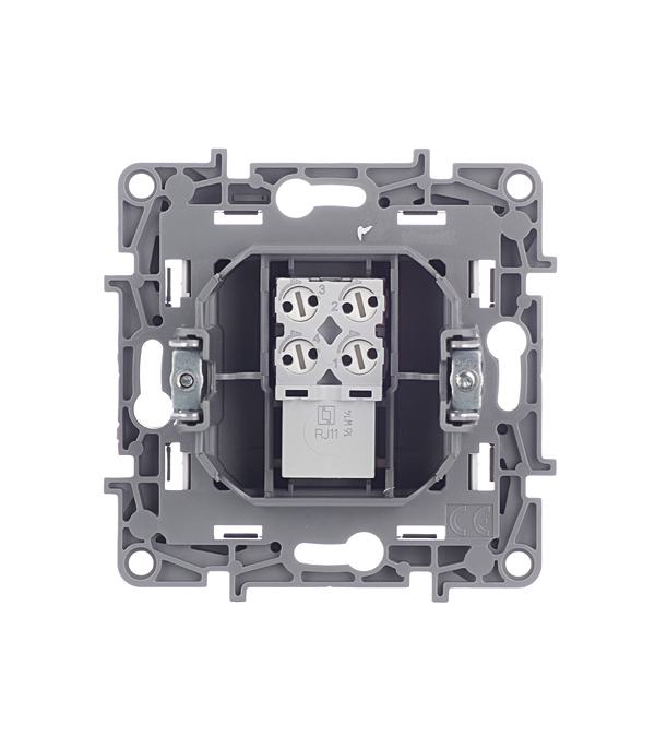 Розетка телефонная Legrand Etika встраиваемая белая RJ11 (672240)