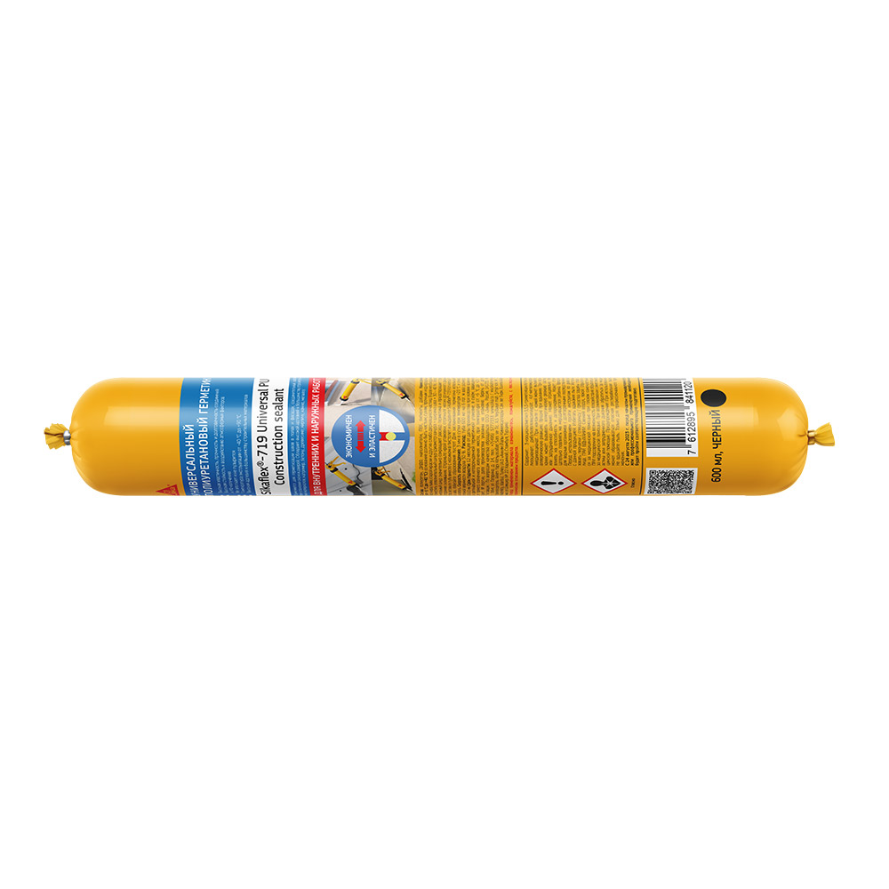 Герметик полиуретановый Sika Sikaflex 719 Universal черный 600 мл