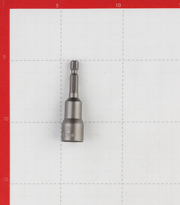 Адаптер для болтов и саморезов Практика (035-165) 13 мм L65 мм магнитный шестигранная головка