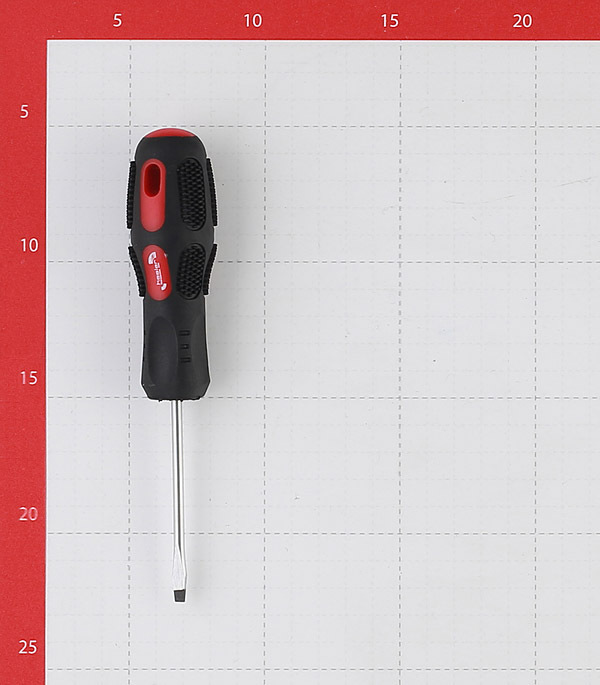 Отвертка плоская SL4 75 мм Hesler