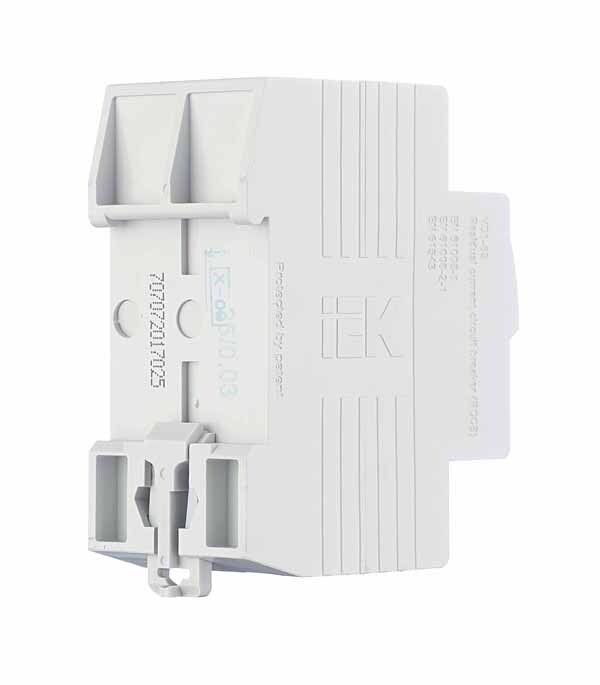УЗО IEK Karat ВД1-63 25А 1P+N тип AC 30 мА 4,5 кА (MDV10-2-025-030)