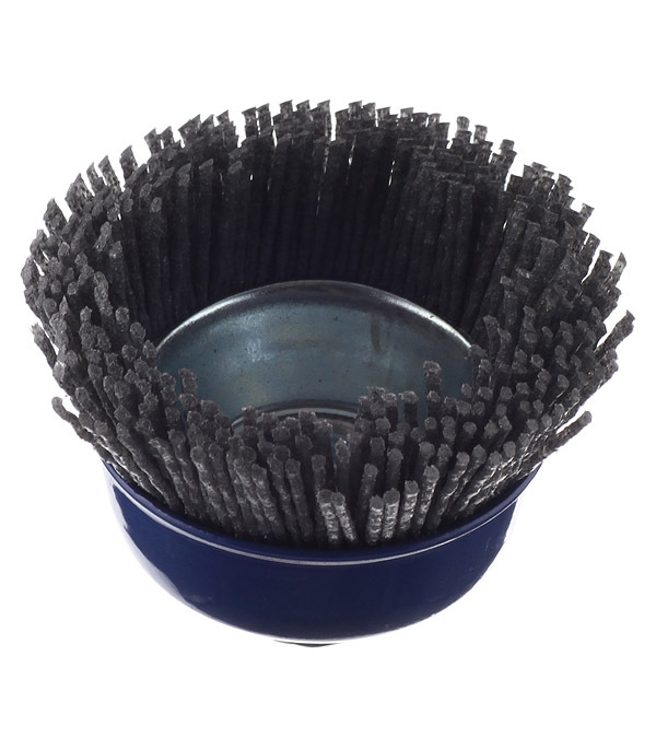 Корщетка для УШМ Практика мягкая чашеобразная d65 мм M14 нейлоновая