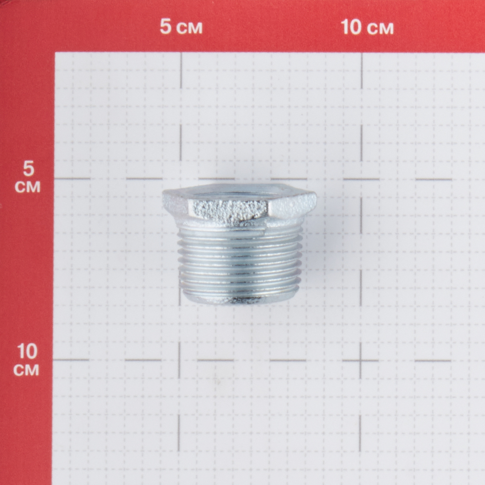 Футорка Gebo Platinum (241-26V) 1 НР(ш) х 3/4 ВР(г) чугунная оцинкованная