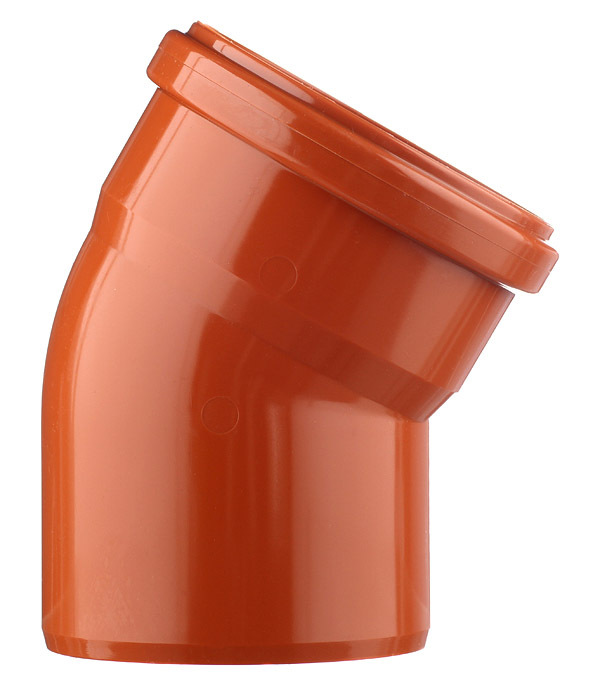 Отвод Ostendorf KGВ d110 мм 30° пластиковый для наружной канализации (220210)