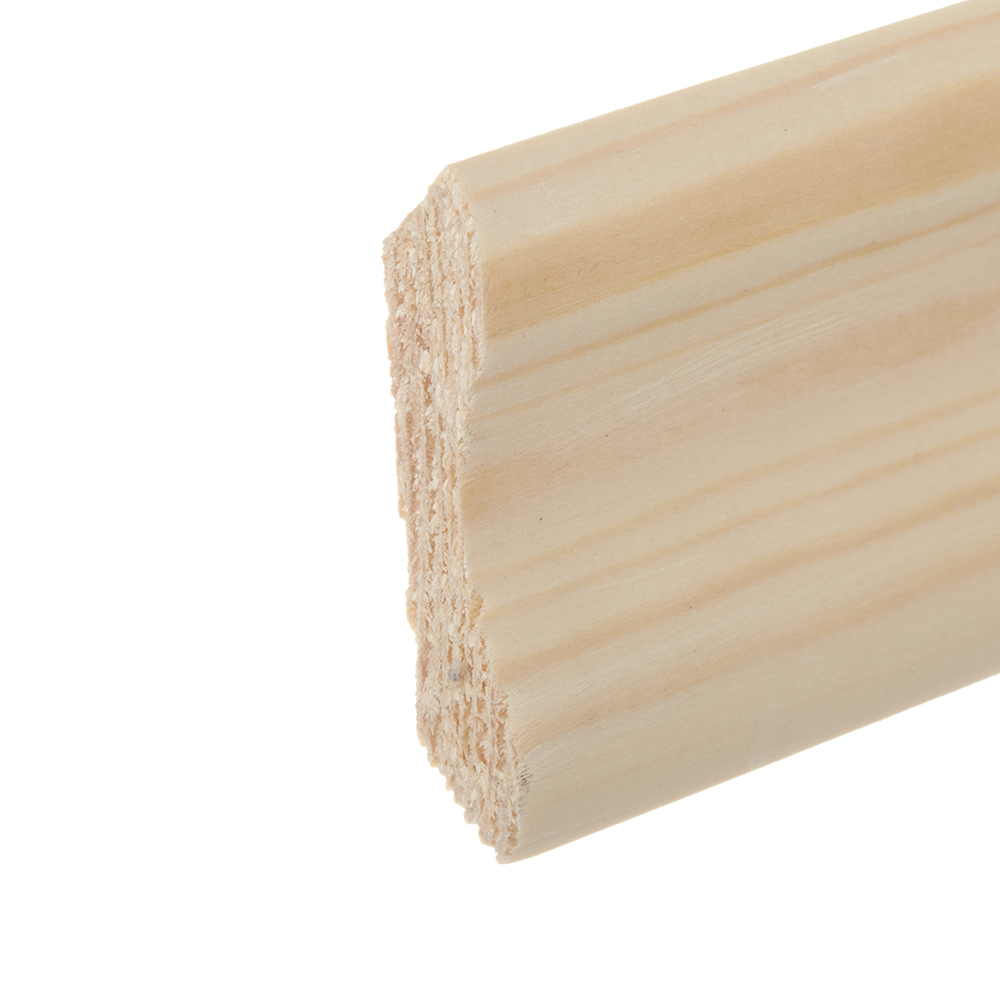 Плинтус гладкий 60х11х2500 мм сорт Экстра сращенный