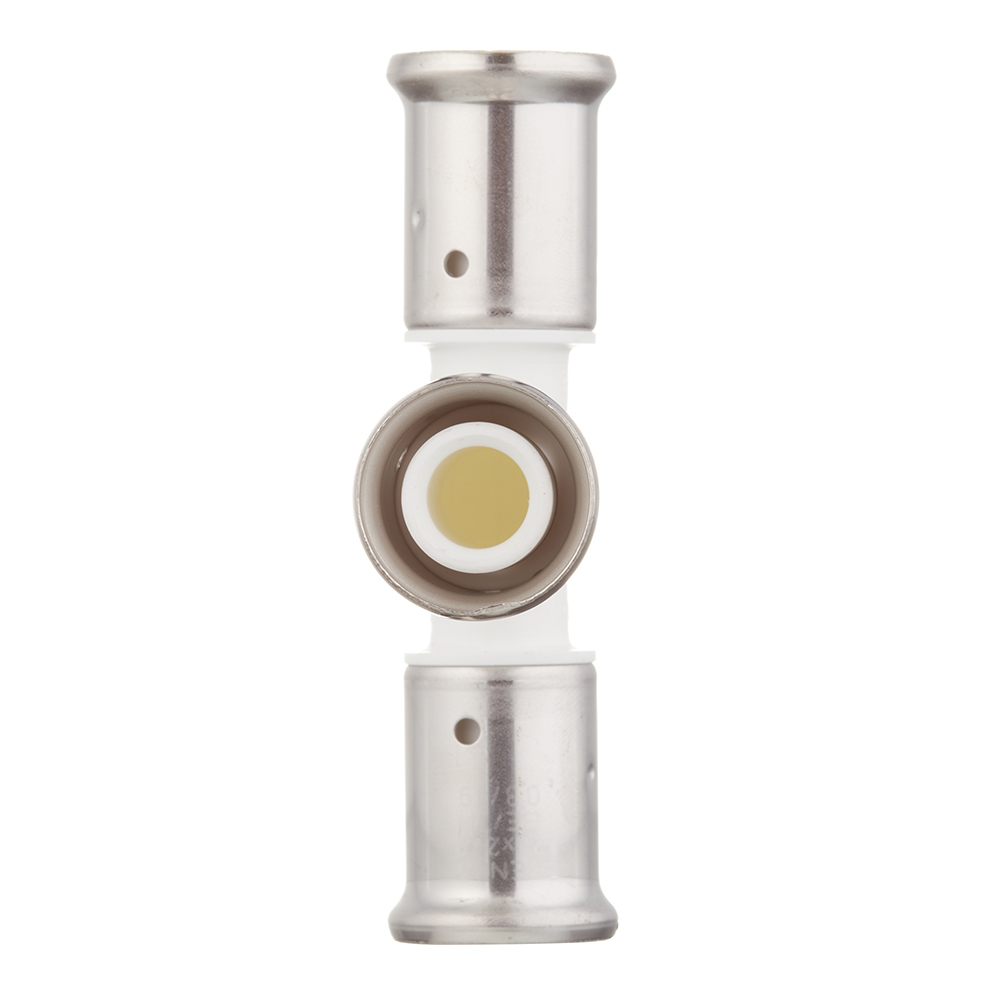 Тройник Henco (9PKW-202020) 20(пресс) х 20(пресс) х 20(пресс) PVDF белый